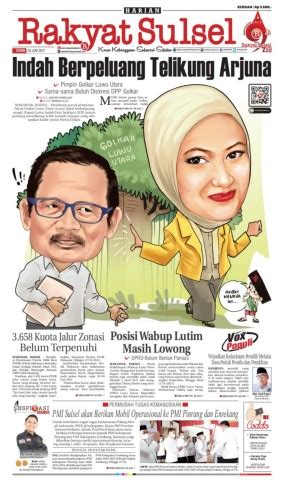 E Paper Harian Rakyat Sulsel Edisi Senin Juni