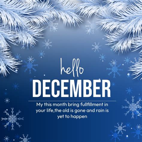 Hello December