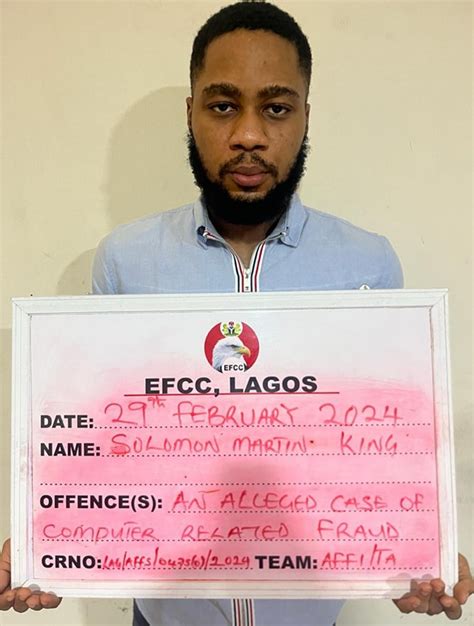 Lagos State Court Sentences Internet Fraudster To One Year Imprisonment