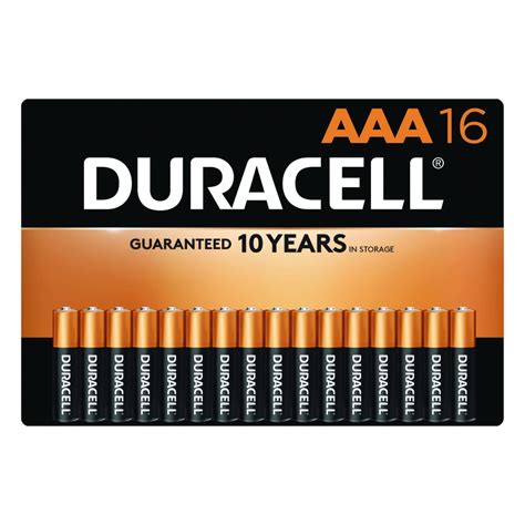 Duracell Coppertop Alkaline Aaa Batteries Pack At Lowes