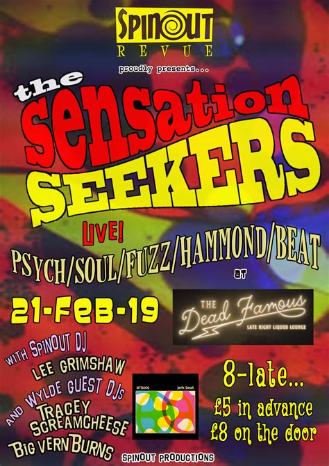 The Spinout Revue 210219 The Sensation Seekers Rev 2 A2 Spinout