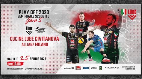 Al Via La Prevendita Per Lube Allianz Gara Di Semifinale Scudetto