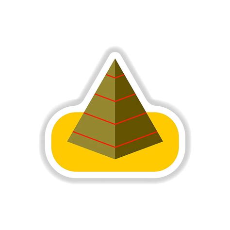 In paper sticker style egypt vector eps ai | UIDownload