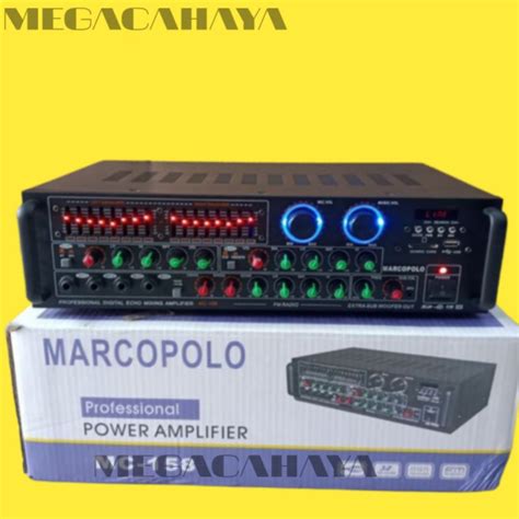 Jual Marcopolo Amplifier Karaoke Mixer Equalizer Chanel Profesional