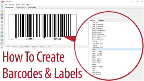 Barcode Maker Software Barcode Studio How To Create Barcodes Labels