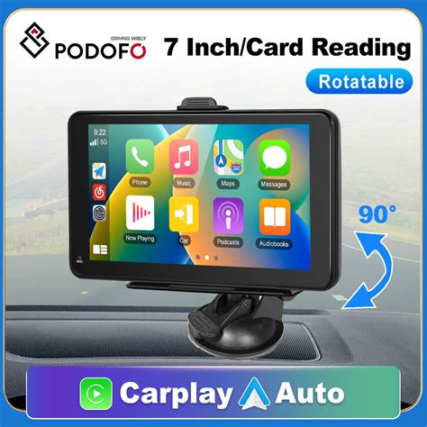 Podofo Universal Car Radio Multimedia Video Player Portable Wireless