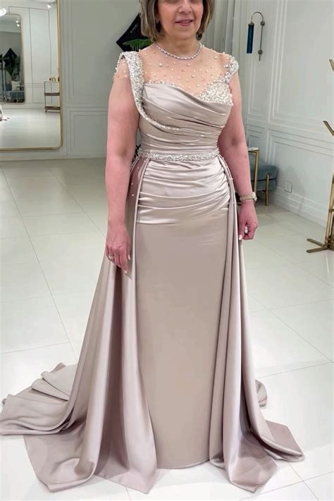 Nude Evening Dress In Dinner Dress Classy Simple Prom Dress