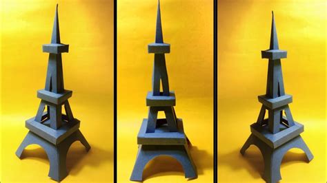 Origami Paper Eiffel Tower Youtube