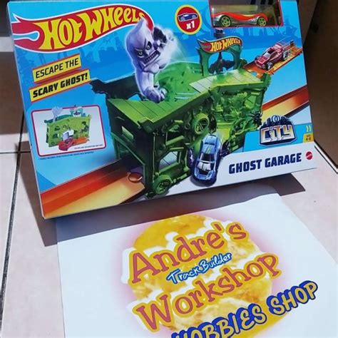 Promo Hotwheels Track Ghost Garage Ori Mattel Hot Wheels Track Build Diskon Di Seller Hobby