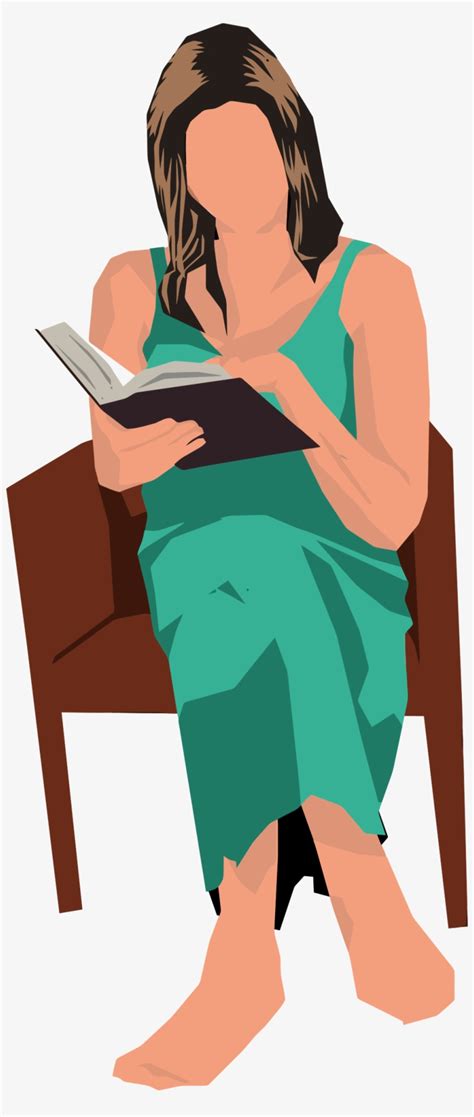 Woman Sitting In Chair Reading Picture Library Sitting On Chair