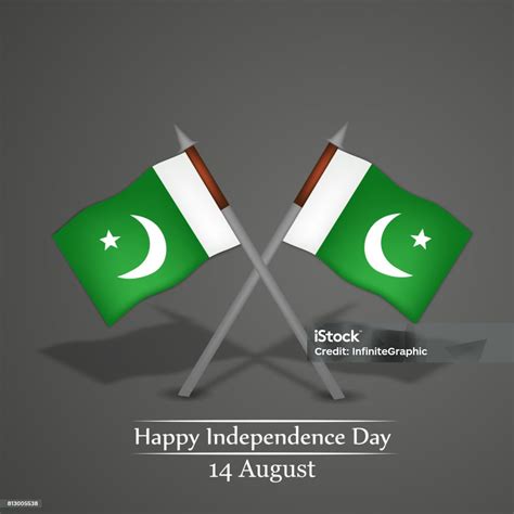 Ilustrasi Elemen Untuk Hari Kemerdekaan Pakistan Ilustrasi Stok Unduh Gambar Sekarang