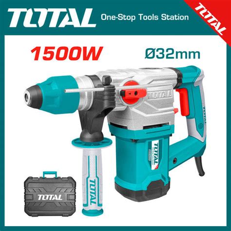 TOTAL ROTARY HAMMER 1500W HEAVY DUTY POWER TOOLS CHIPPING GUN Lazada PH