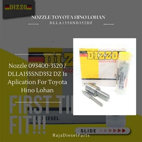 Jual Dizzo Nozzle Toyota Hino Lohan Dlla Snd Dizzo