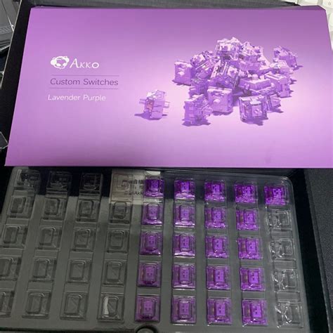 Akko Lavender Purple Switches, Computers & Tech, Parts & Accessories ...