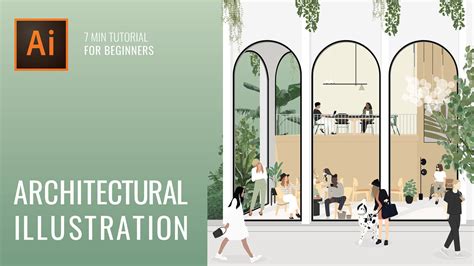 Architectural Illustration Tutorial Adobe Illustrator For Beginners