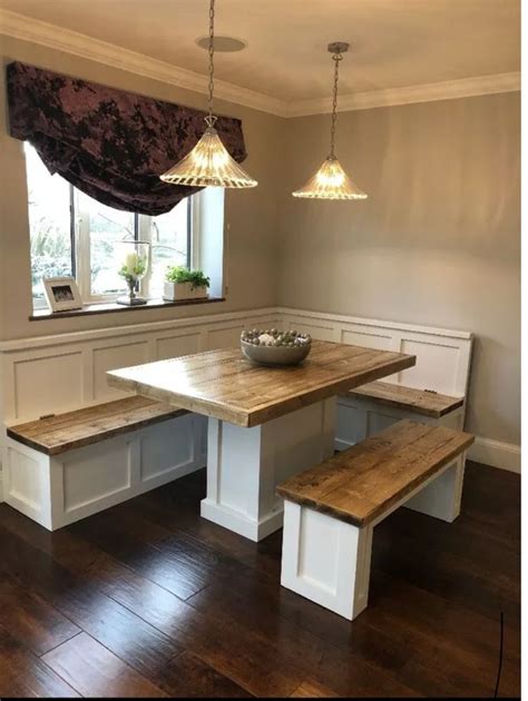 Cozy Kitchen Nook With Booth Seating