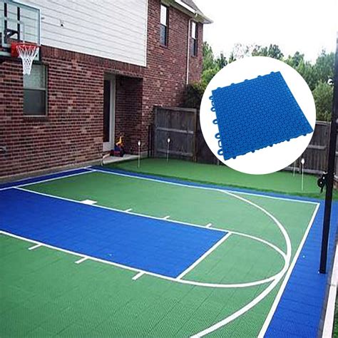 Basketball Half Court Easy Installation Plastic Outdoor Basketball ...