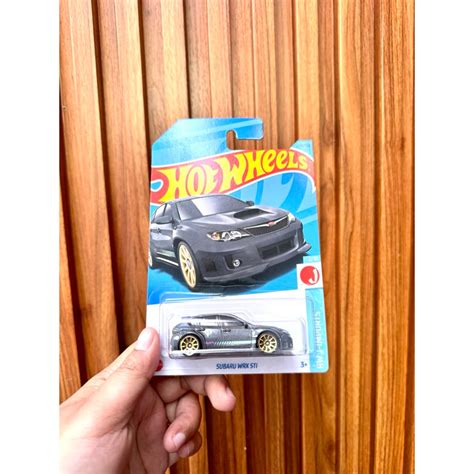 Hotwheels Hot Wheels Subaru Wrx Sti Dark Grey Shopee Philippines