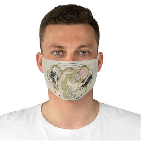 Vintage Lesbianism Art Cunnilingus Mask Lesbian Face Mask Etsy
