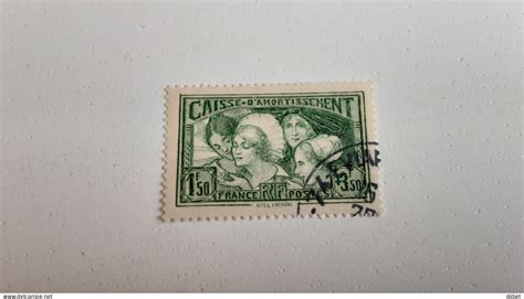 France TIMBRE DE FRANCE 1931 CAISSE DAMORTISSEMENT N 269 LES