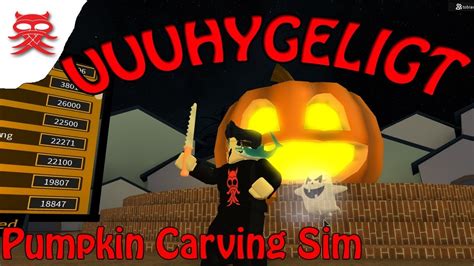 Uuuuhygeligt Pumpkin Carving Sim Dansk Roblox Youtube