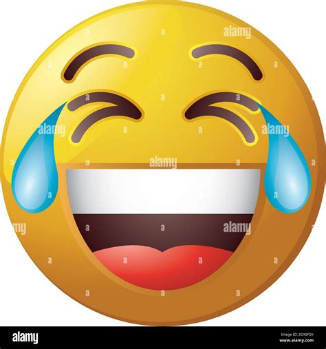 Emoticon Laughing Stock Vector Images Alamy