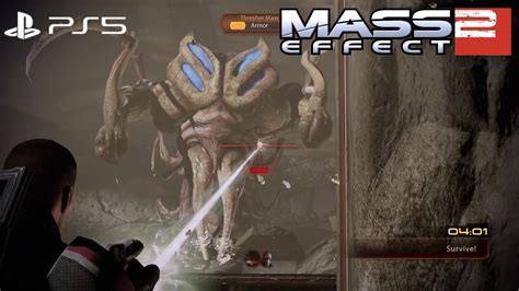 Mass Effect 2 Legendary Edition Remastered - Thresher Maw Boss Fight 1080p PS5 - YouTube