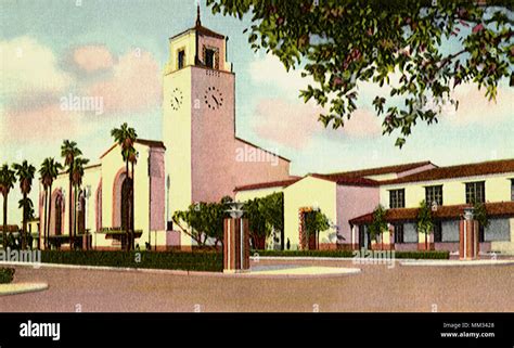 Union Station. Los Angeles. 1940 Stock Photo - Alamy