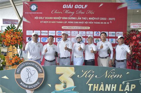 Giải golf ý nghĩa do Hội golf Doanh nghiệp Bình Dương tổ chức thành