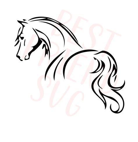 Beautiful Horse Svg File For Cricut And Silhouette Horse Svg Etsy Canada