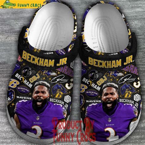 Baltimore Ravens Beckham Jr Crocs Shoes Discover Comfort And Style