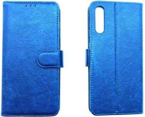 Samsung Galaxy A70 Blauw Boek Hoesje Met Extra Vakjes Voor Pasjes En