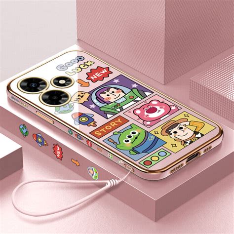 เคสใสโทรศพทสำหรบ Infinix Hot Infinix i รอน ฟรสายคลอง การตนทอยสตอรวดดบซ