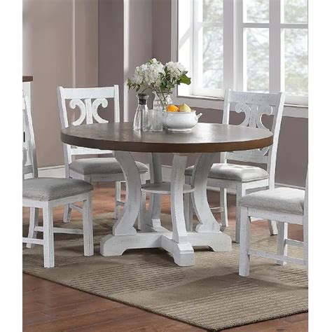 Garzon 54 Pedestal Dining Table VigsHome