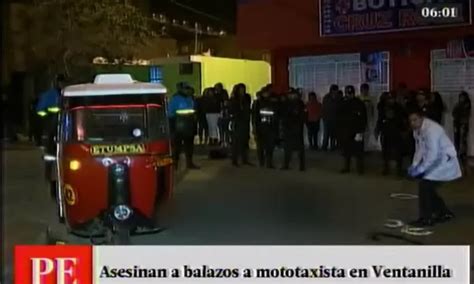 Ventanilla Joven Mototaxista Fallece Tras Recibir Disparos Am Rica