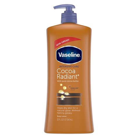 Vaseline Intensive Care Hand And Body Lotion Cocoa Radiant 32 Oz Cocoa Butter