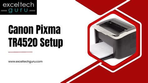 Canon Pixma TR4520 Setup Pdf PDF Host