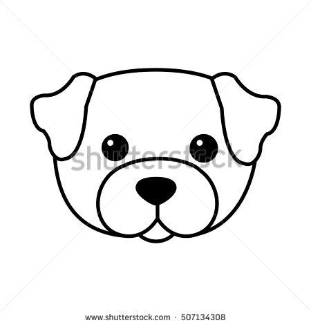 Dog Face Drawing Step By Step | Free download on ClipArtMag