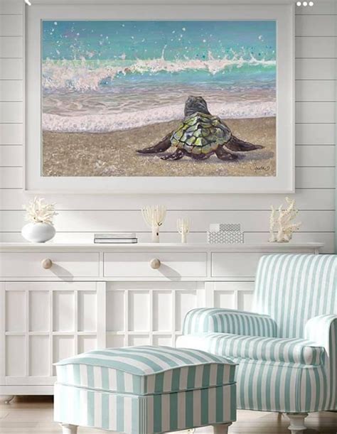 Small Bathroom Decor Ideas Sea Turtle Ts Coastal Decor Beach Wall