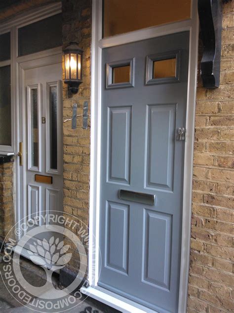 French Grey Solidor Tenby Composite Door Timber Composite Doors