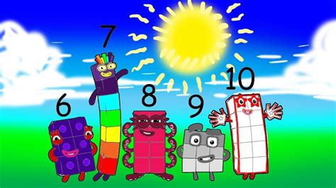 Numberblock 6 7 8 9 10