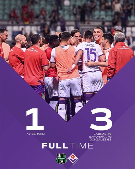 Revista Bocetos On Twitter Almomento Fiorentina Gana En Mapei Pero