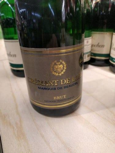 Marquis De Beaucel Cr Mant De Loire Brut Vivino