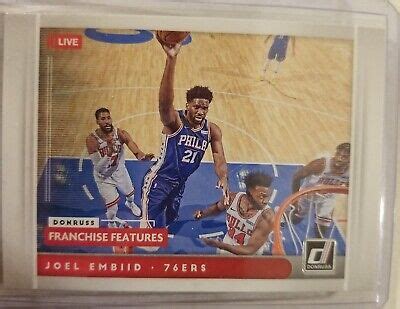 2021 22 Panini Donruss Basketball Franchise Features Insert 8 Joel