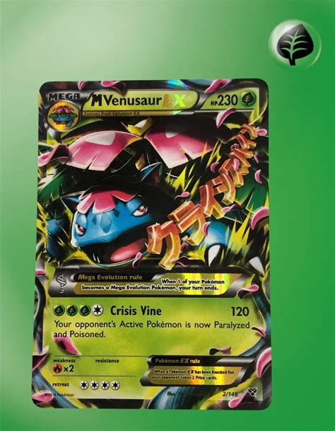 M Venusaur EX 2 146 XY Base Set TCG Coleccionistas