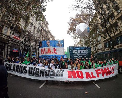 Paro Nacional De Ate Y Cta Autónoma Piden La Revisión Del Acuerdo Con El Fmi Y Aumento De