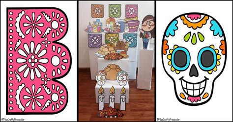 RECORTABLE ALTAR PARA EL DÍA DE MUERTOS Imagenes Educativas