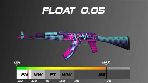 Csgo Ak Neon Rider Skin Wear Float Youtube