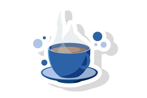 Premium Vector Hot Chocolate Sticker Vector Illustration