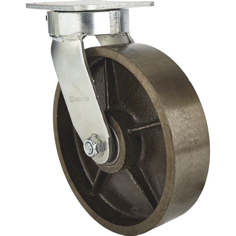 Strongway 8in Swivel Kingpinless Polyurethane Steel Core Caster 2000